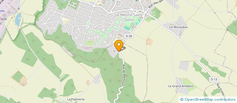 localisation de l'entreprise MADAME EMILIE AUGE  LEVIS-SAINT-NOM