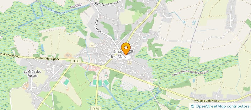 localisation de l'entreprise MADAME EMILIE AUGEARD à LA CHAPELLE-DES-MARAIS