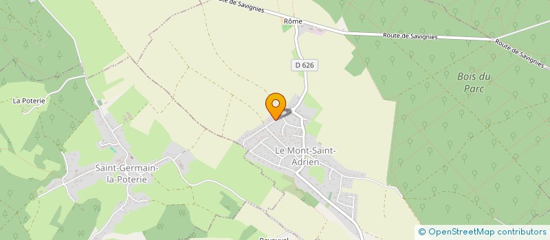 localisation de l'entreprise MADAME EMILIE AUGIS  LE MONT-SAINT-ADRIEN