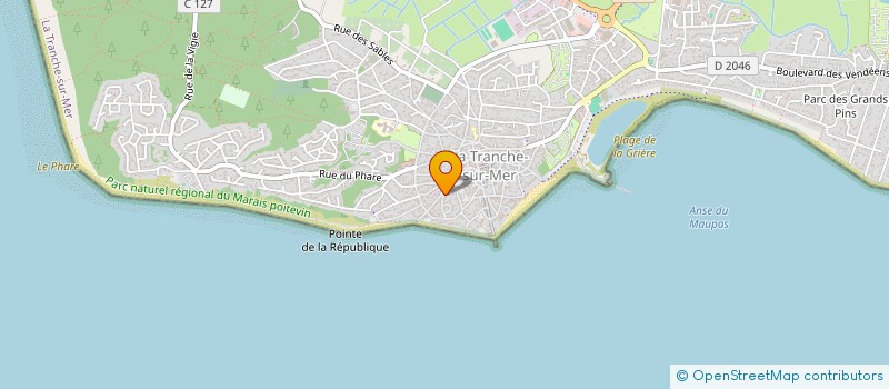 localisation de l'entreprise MADAME EMILIE AUGRIS à LA TRANCHE-SUR-MER