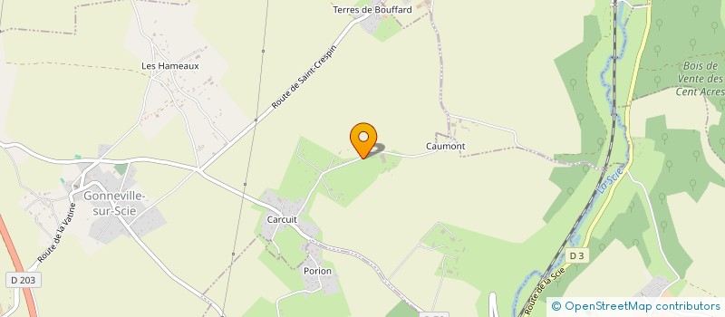 localisation de l'entreprise MADAME EMILIE AUTIN  GONNEVILLE-SUR-SCIE