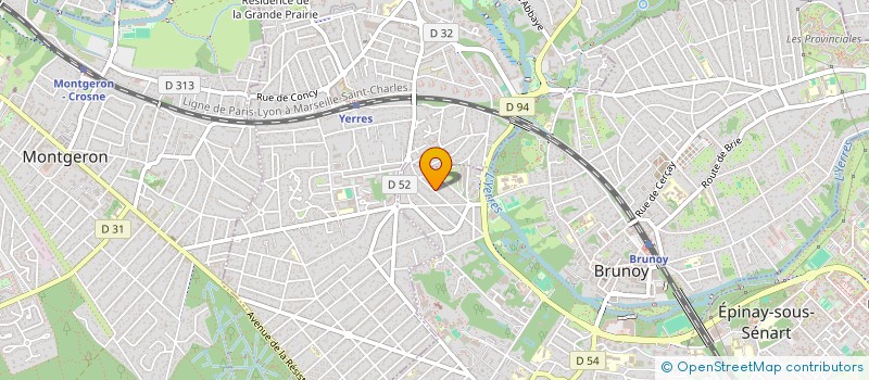 localisation de l'entreprise MADAME EMILIE AYALA  BRUNOY