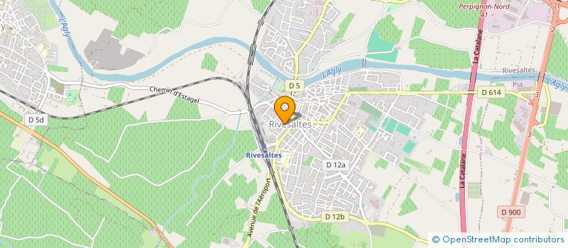 localisation de l'entreprise MADAME EMILIE AZAIS  RIVESALTES