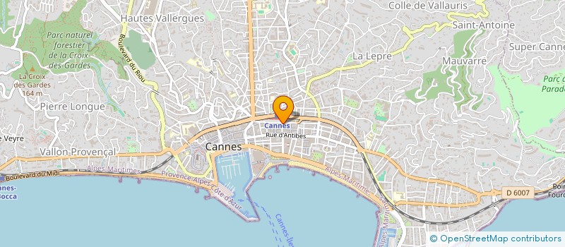 localisation de l'entreprise MADAME EMILIE AZOULAY à CANNES