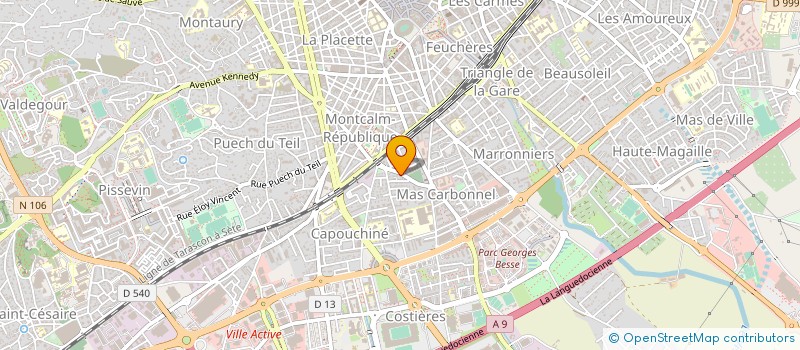 localisation de l'entreprise MADAME EMILIE BABY  NIMES