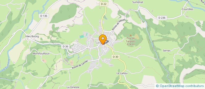 localisation de l'entreprise MADAME EMILIE BAFOIL à SAIGNES