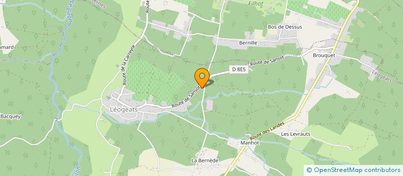 localisation de l'entreprise MADAME EMILIE BAILLET  LEOGEATS