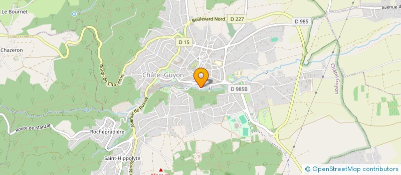 localisation de l'entreprise MADAME EMILIE BALAGE  CHATEL-GUYON