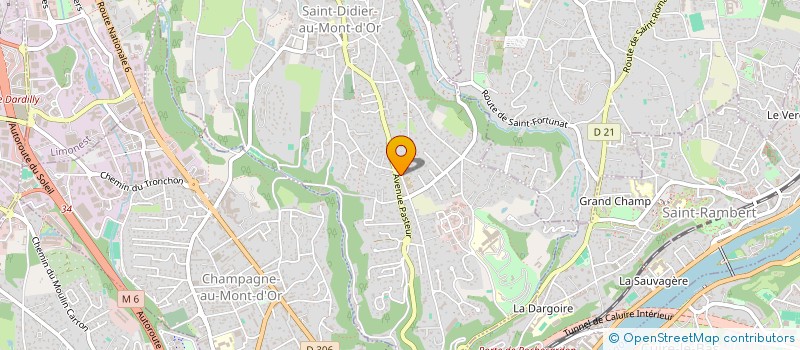 localisation de l'entreprise MADAME EMILIE BALANDRAUX  SAINT-DIDIER-AU-MONT-D'OR