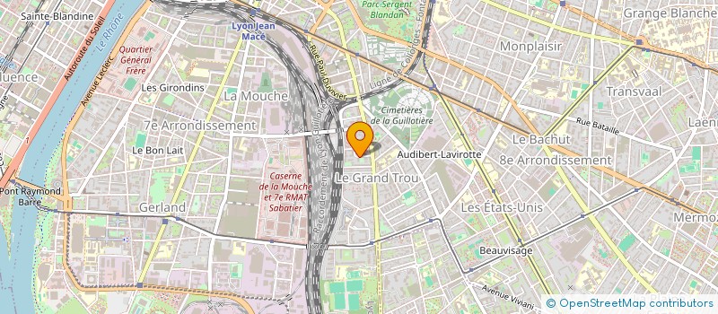 localisation de l'entreprise MADAME EMILIE BALDET  LYON