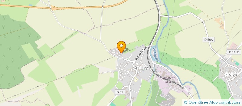 localisation de l'entreprise MADAME EMILIE BALLOT  XEUILLEY