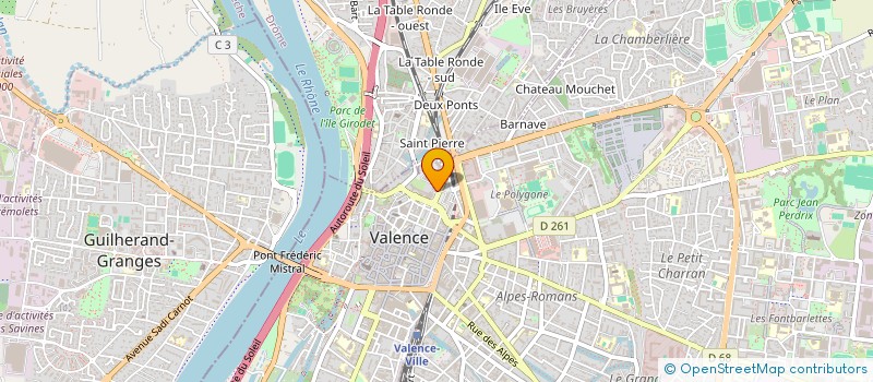 localisation de l'entreprise MADAME EMILIE BANCEL  VALENCE