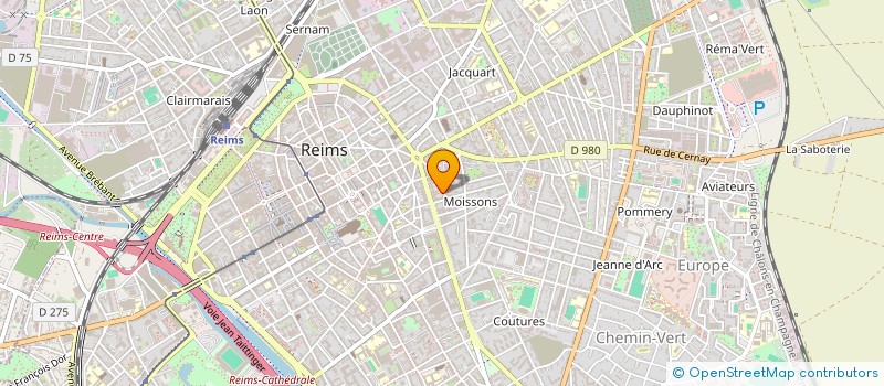 localisation de l'entreprise MADAME EMILIE BARBARAS  REIMS