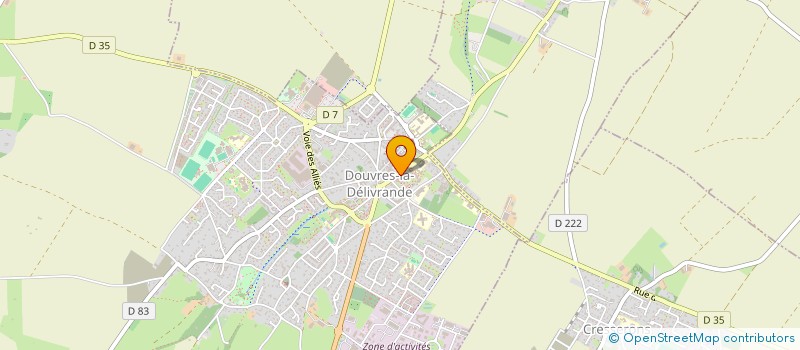 localisation de l'entreprise MADAME EMILIE BARBE à DOUVRES-LA-DELIVRANDE