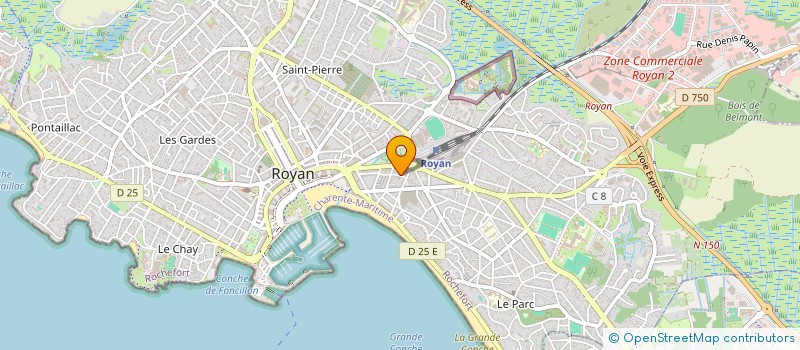 localisation de l'entreprise MADAME EMILIE BARBEREAU  ROYAN