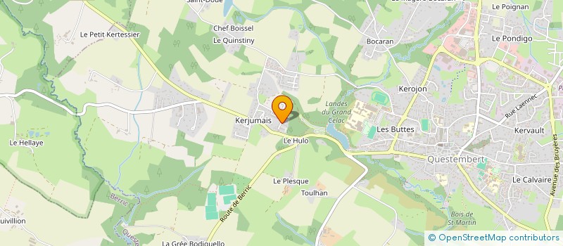 localisation de l'entreprise MADAME EMILIE BARBIER  QUESTEMBERT