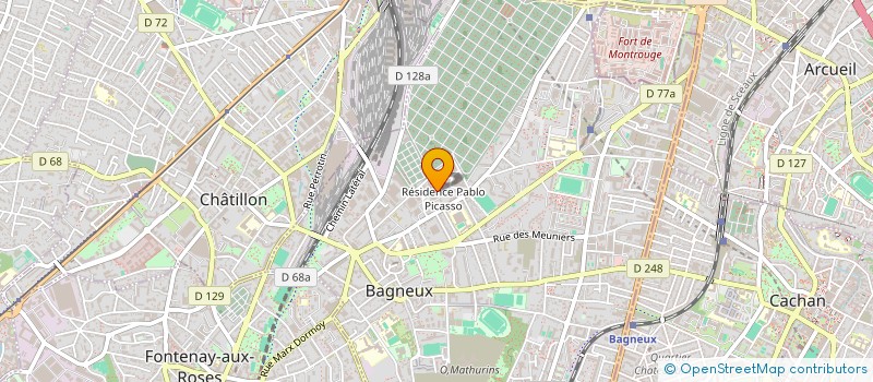localisation de l'entreprise MADAME EMILIE BARBIER à BAGNEUX