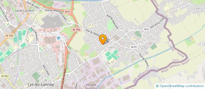 localisation de l'entreprise MADAME EMILIE BARBIER  LEERS