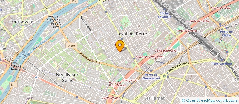 localisation de l'entreprise MADAME EMILIE BARDALOU à LEVALLOIS-PERRET