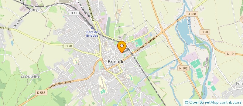 localisation de l'entreprise MADAME EMILIE BARNONSKY à BRIOUDE