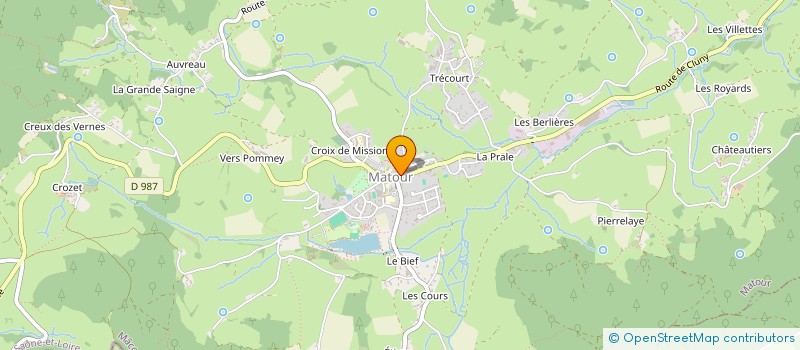 localisation de l'entreprise MADAME EMILIE BARON  MATOUR