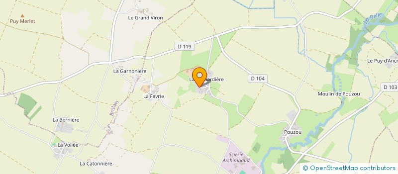 localisation de l'entreprise MADAME EMILIE BARREAU à SECONDIGNE-SUR-BELLE