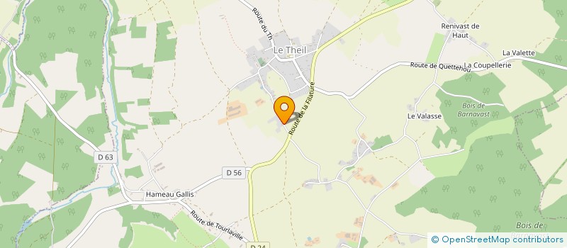 localisation de l'entreprise MADAME EMILIE BARTIER  GONNEVILLE-LE THEIL