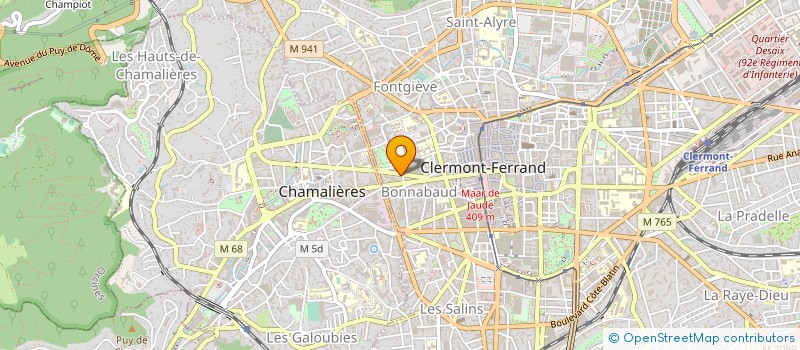 localisation de l'entreprise MADAME EMILIE BARTKOWSKI  CLERMONT-FERRAND