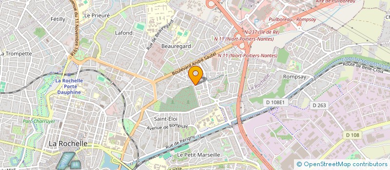 localisation de l'entreprise MADAME EMILIE BARTOLI  LA ROCHELLE