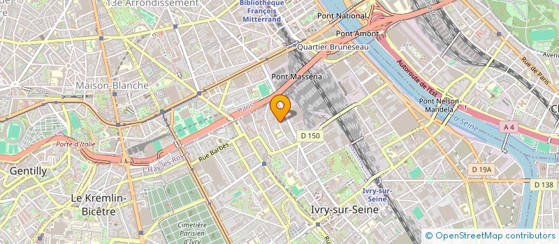 localisation de l'entreprise MADAME EMILIE BASCLE  IVRY-SUR-SEINE