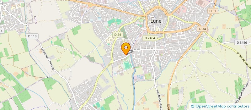 localisation de l'entreprise MADAME EMILIE BASSARD  LUNEL