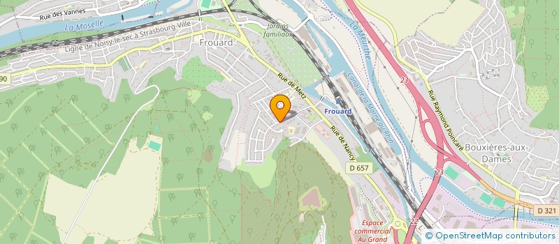 localisation de l'entreprise MADAME EMILIE BATAILLE  FROUARD