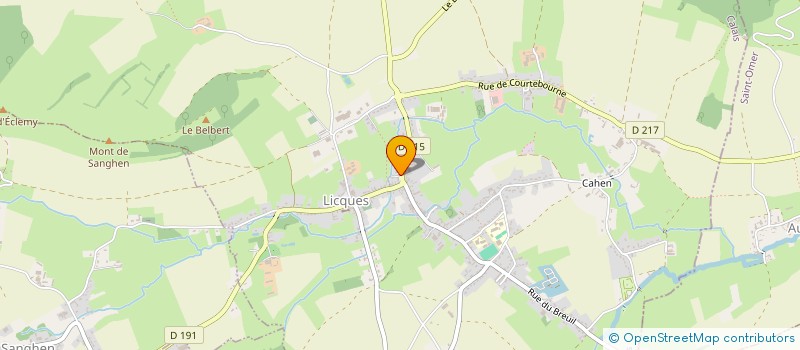 localisation de l'entreprise MADAME EMILIE BATTESTI  LICQUES