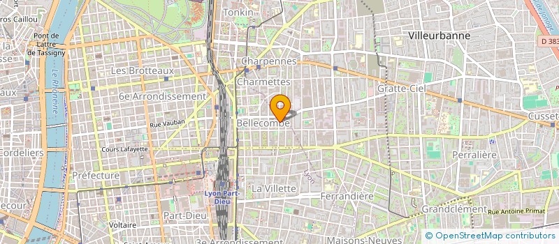 localisation de l'entreprise MADAME EMILIE BAUCHY à LYON
