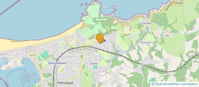 localisation de l'entreprise MADAME EMILIE BAUCOU à HENDAYE