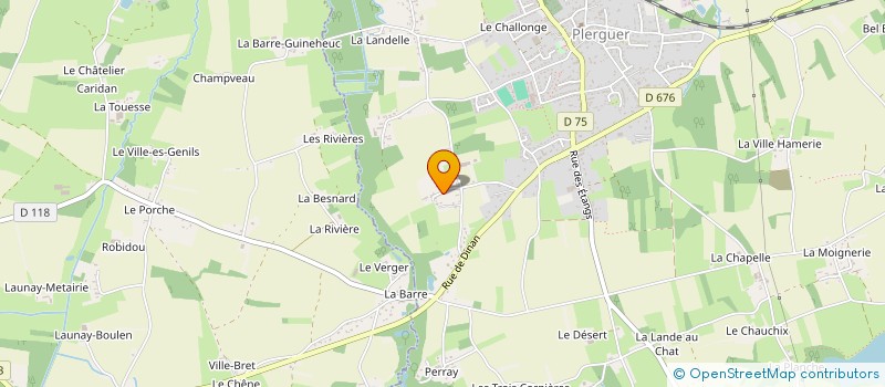 localisation de l'entreprise MADAME EMILIE BAUDEMONT  PLERGUER