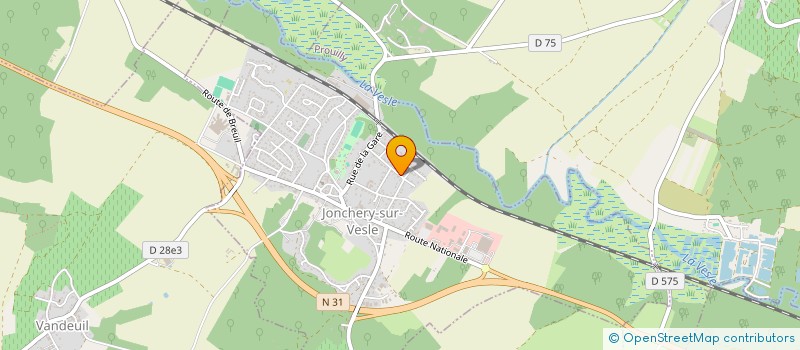 localisation de l'entreprise MADAME EMILIE BAUDOIN  JONCHERY-SUR-VESLE