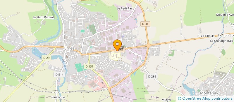 localisation de l'entreprise MADAME EMILIE BAUDRY  ERNEE