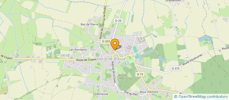 localisation de l'entreprise MADAME EMILIE BEAUDOT à PIERRE-DE-BRESSE