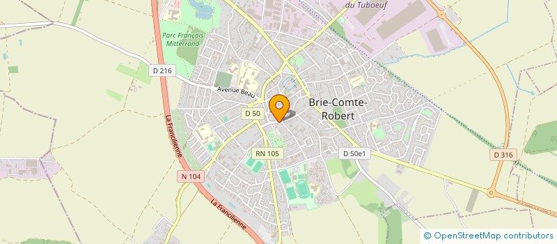localisation de l'entreprise MADAME EMILIE BEAUGENDRE à BRIE-COMTE-ROBERT