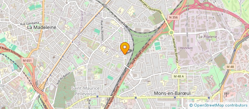 localisation de l'entreprise MADAME EMILIE BEAURAIN à LILLE
