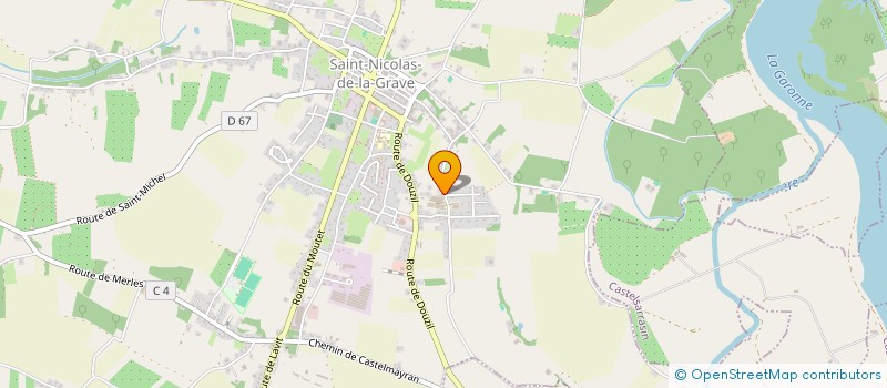 localisation de l'entreprise MADAME EMILIE BECHE  SAINT-NICOLAS-DE-LA-GRAVE