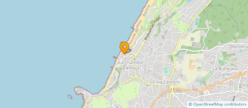 localisation de l'entreprise MADAME EMILIE BECHET  ANGLET