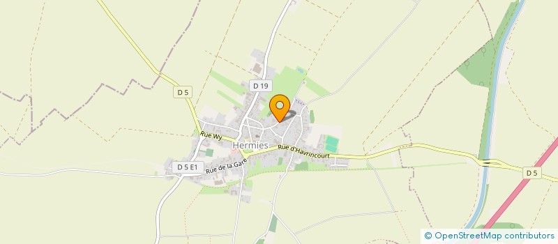 localisation de l'entreprise MADAME EMILIE BECOURT  HERMIES