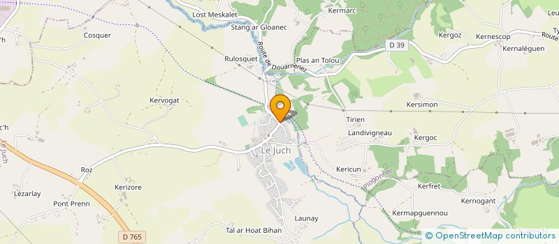 localisation de l'entreprise MADAME EMILIE BEDOUET  LE JUCH