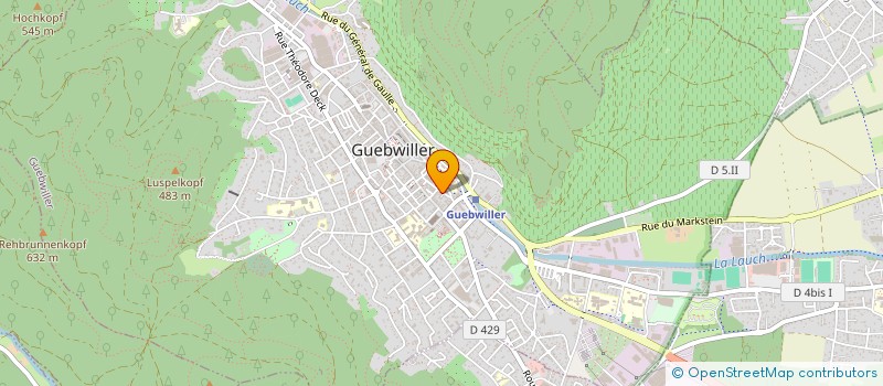 localisation de l'entreprise MADAME EMILIE BEGUE  GUEBWILLER