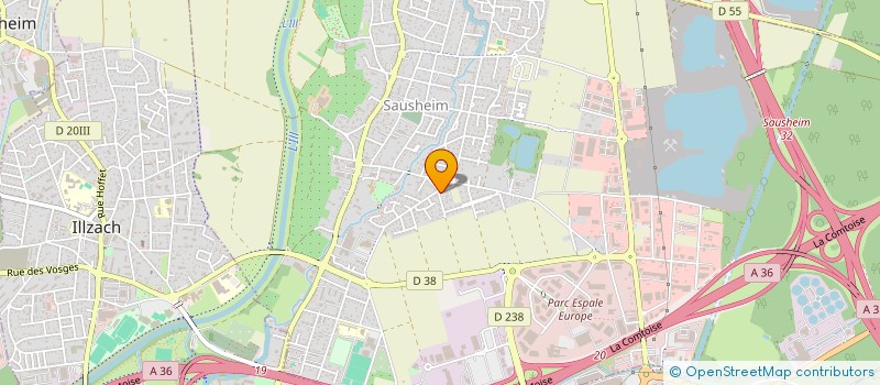 localisation de l'entreprise MADAME EMILIE BEGUIN  SAUSHEIM