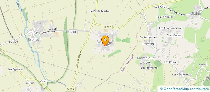 localisation de l'entreprise MADAME EMILIE BELIN  REIGNAT