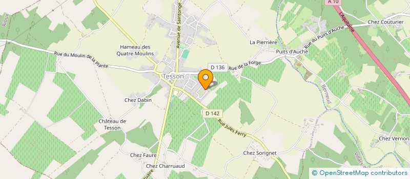 localisation de l'entreprise MADAME EMILIE BELKHEIR  TESSON