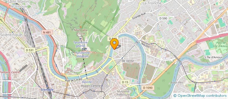 localisation de l'entreprise MADAME EMILIE BELLE-PERAT  GRENOBLE